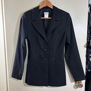 a fortiori Classic Black Fitted Blazer Size 7/8